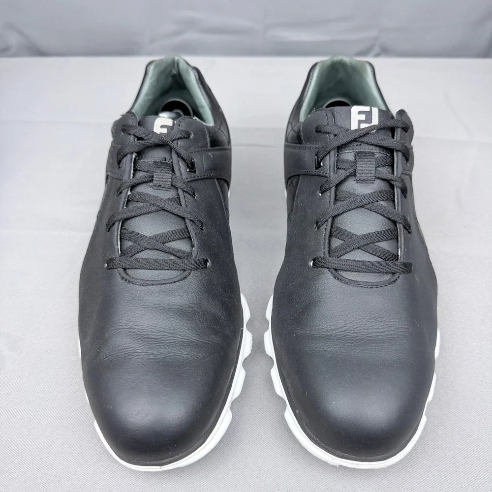FootJoy Pro SL Men 12 M Black Leather Spikeless Golf Shoes 53594